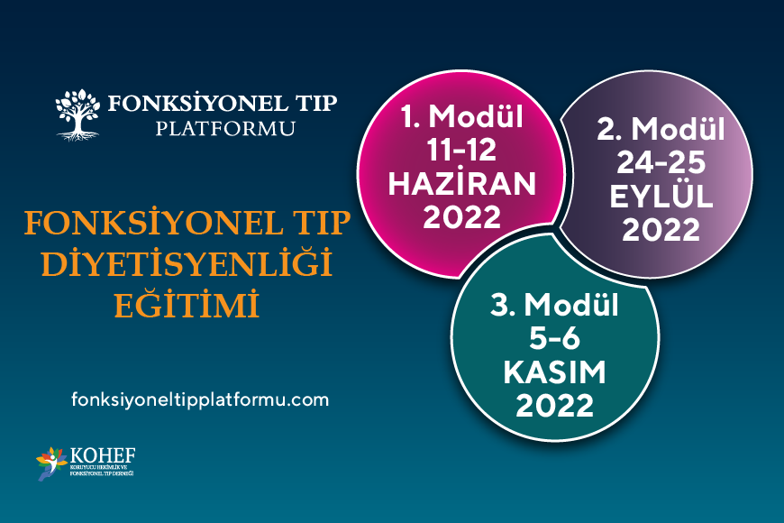 Offline – Fonksiyonel Tıp Diyetisyenliği (Eylül-Kasım 2022)